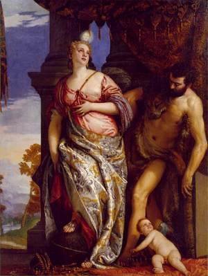 Paolo Veronese (Caliari) - Allegory of Wisdom and Strength c. 1580