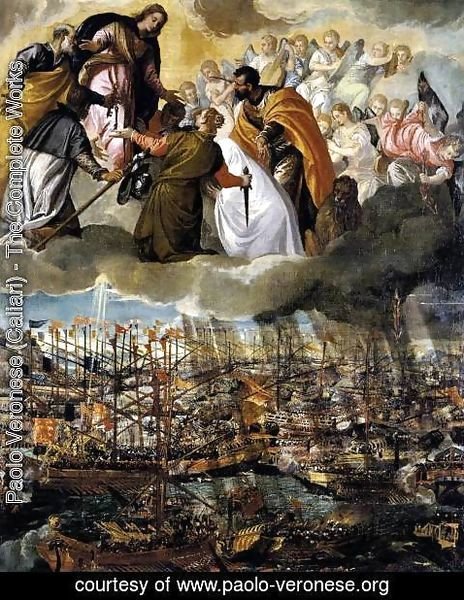 Paolo Veronese (Caliari) - Battle of Lepanto c. 1572
