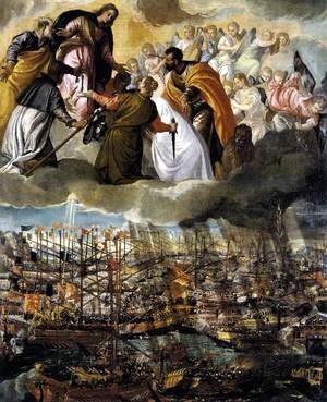 Paolo Veronese (Caliari) - Battle of Lepanto c. 1572