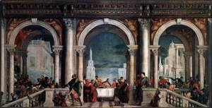 Paolo Veronese (Caliari) - Feast in the House of Levi 1573