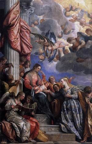 Mystical Marriage of St Catherine c. 1575