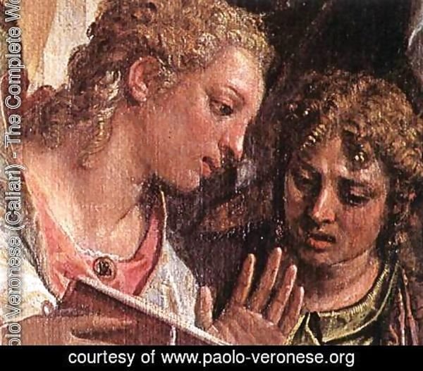 Paolo Veronese (Caliari) - The Marriage of St Catherine [detail: 1]