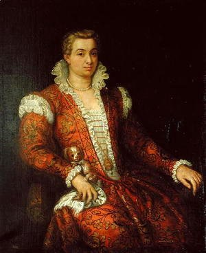 Paolo Veronese (Caliari) - Portrait presumed to be Livia Colonna