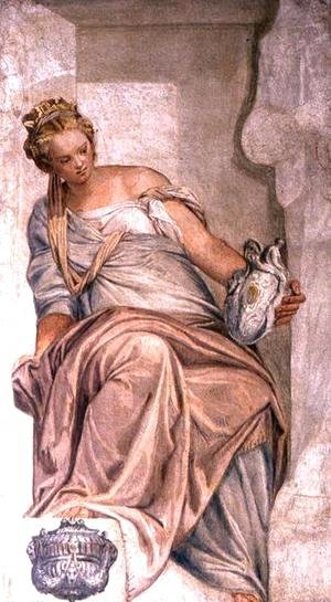 Paolo Veronese (Caliari) - Temperance, from the wall of the sacristy