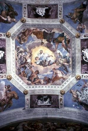 Paolo Veronese (Caliari) - Universal Harmony, or Divine Love, from the ceiling of the Sala di Olimpo, c.1561