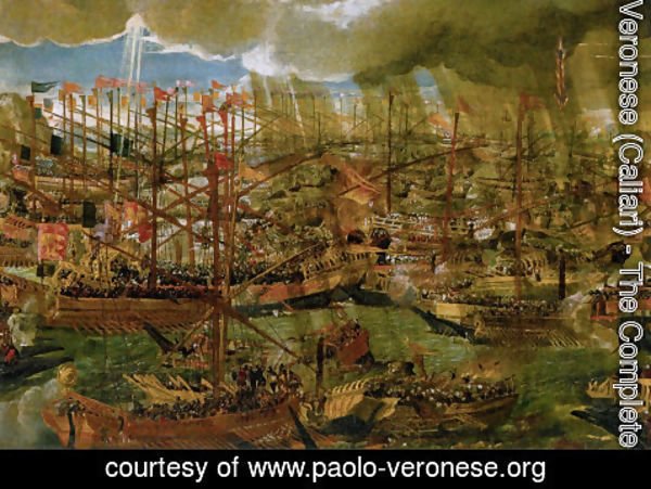 Paolo Veronese (Caliari) - Allegory of the Battle of Lepanto