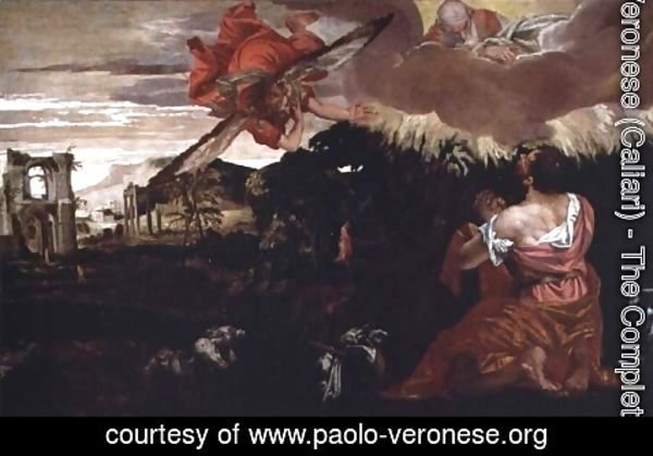 Paolo Veronese (Caliari) - Moses and the Burning Bush