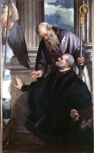 Saint Anthony Abbot as Patron of a Kneeling Donor, c.1570