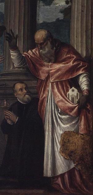Paolo Veronese (Caliari) - St. Jerome and a Donor