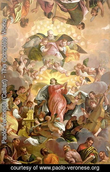 Paolo Veronese (Caliari) - The Assumption of the Virgin