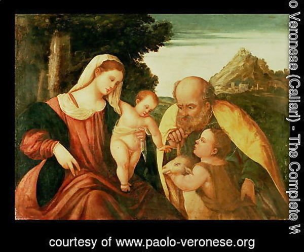 Paolo Veronese (Caliari) - Holy Family with St. John