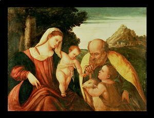 Paolo Veronese (Caliari) - Holy Family with St. John