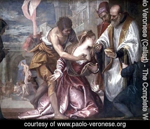 Paolo Veronese (Caliari) - The Martyrdom and Last Communion of St. Lucy