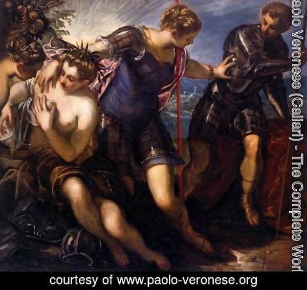 Paolo Veronese (Caliari) - Minerva Sending Away Mars from Peace and Prosperity