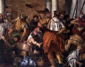 Martyrdom of St Sebastian (detail)