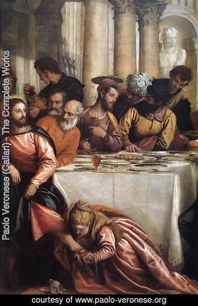 Paolo Veronese (Caliari) - Feast at the House of Simon (detail) 2