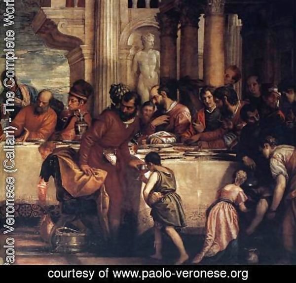 Paolo Veronese (Caliari) - Feast at the House of Simon (detail) 3