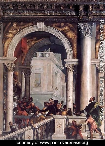 Paolo Veronese (Caliari) - Feast in the House of Levi (detail)