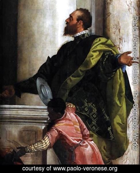 Paolo Veronese (Caliari) - Feast in the House of Levi (detail) 3