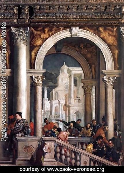 Paolo Veronese (Caliari) - Feast in the House of Levi (detail) 5