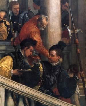 Paolo Veronese (Caliari) - Feast in the House of Levi (detail) 6