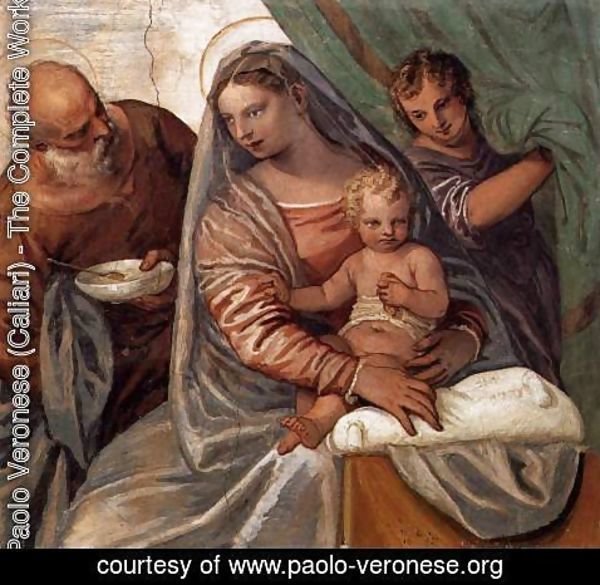 Paolo Veronese (Caliari) - The Holy Family (Madonna della pappa)
