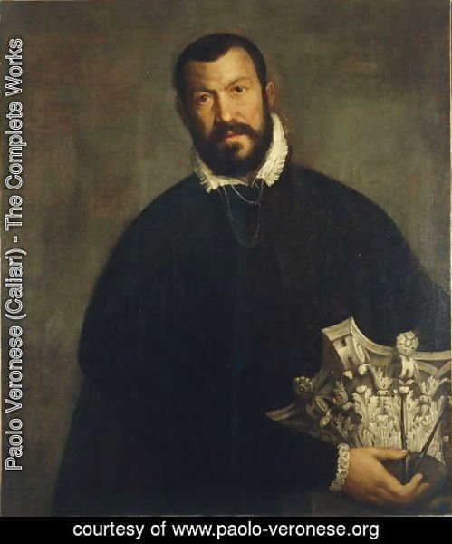 Paolo Veronese (Caliari) - Portrait of architect Vincenzo Scamozzi