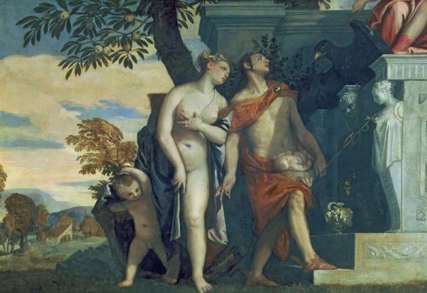 Venus and Mercury presenting her son Anteros to Jupiter