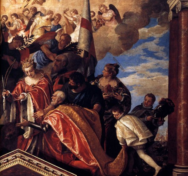 Votive Portrait of Doge Sebastiano Venier (detail) 2