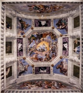 Ceiling of the Sala dell'Olimpo