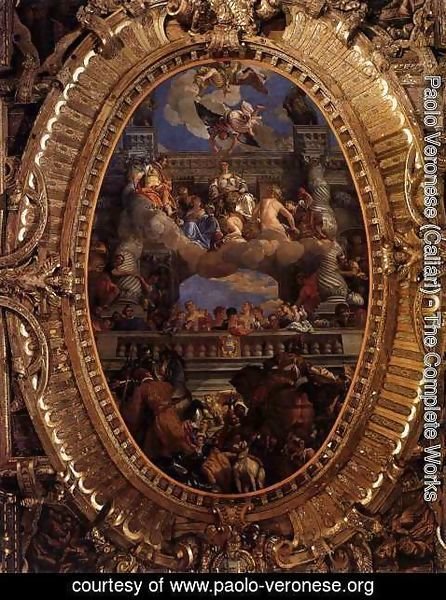 Paolo Veronese (Caliari) - Apotheosis of Venice 1585