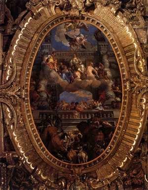 Paolo Veronese (Caliari) - Apotheosis of Venice 1585
