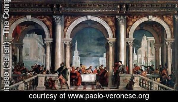 Paolo Veronese (Caliari) - Feast in the House of Levi 1573