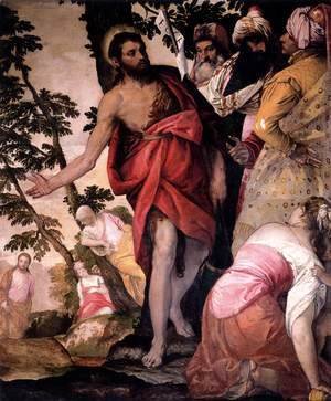 Paolo Veronese (Caliari) - St John the Baptist Preaching c. 1562