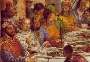 The Marriage at Cana (detail-1) 1563