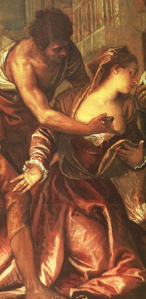 The Martyrdom and Last Communion of St. Lucy (detail)