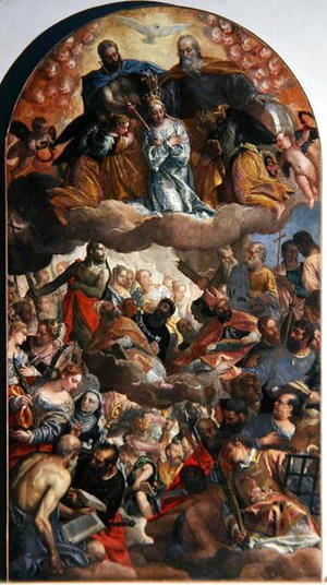 Paolo Veronese (Caliari) - Coronation of the Virgin, 1586