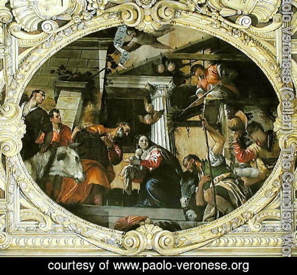 Paolo Veronese (Caliari) - Adoration of the Shepherds