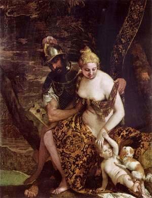 Paolo Veronese (Caliari) - Mars and Venus, c.1580