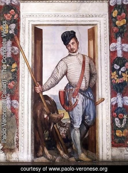 Paolo Veronese (Caliari) - Self Portrait in Hunting Costume, 1562