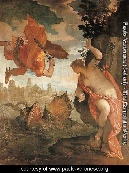 Paolo Veronese (Caliari) - Perseus Rescuing Andromeda