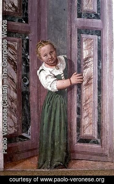 Paolo Veronese (Caliari) - Child at the Door, from the Sala a Crociera, c.1561