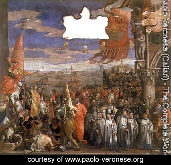 Paolo Veronese (Caliari) - The Doge Andrea Contarini Returning Victorious from Chioggia
