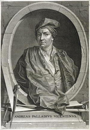 Paolo Veronese (Caliari) - Andrea Palladio 1508-80 engraved by Bernard Picart 1673-1733 1716