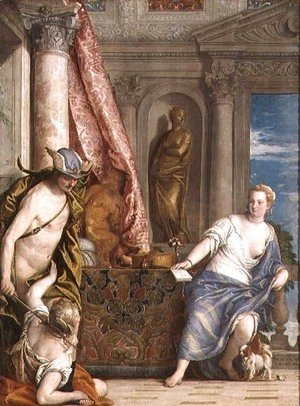 Paolo Veronese (Caliari) - Hermes, Herse and Aglauros, c.1576-84