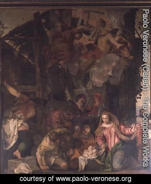 Paolo Veronese (Caliari) - Adoration of the Shepherds 2