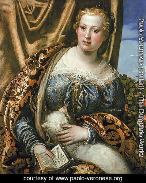 Paolo Veronese (Caliari) - Lady or St. Agnes