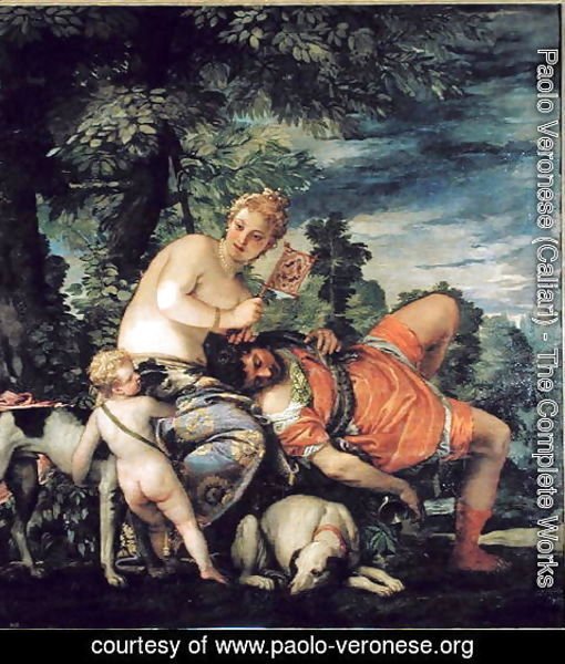 Paolo Veronese (Caliari) - Venus and Adonis, 1580