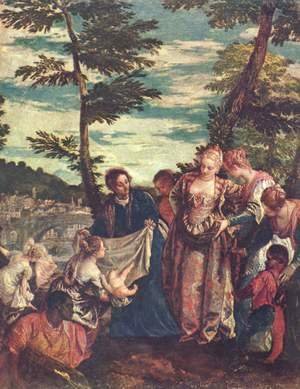 Paolo Veronese (Caliari) - Moses Rescued from the Nile, 1580