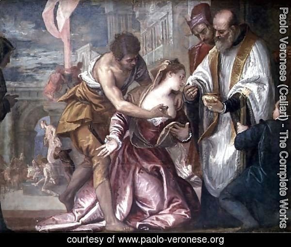 The Martyrdom and Last Communion of St. Lucy